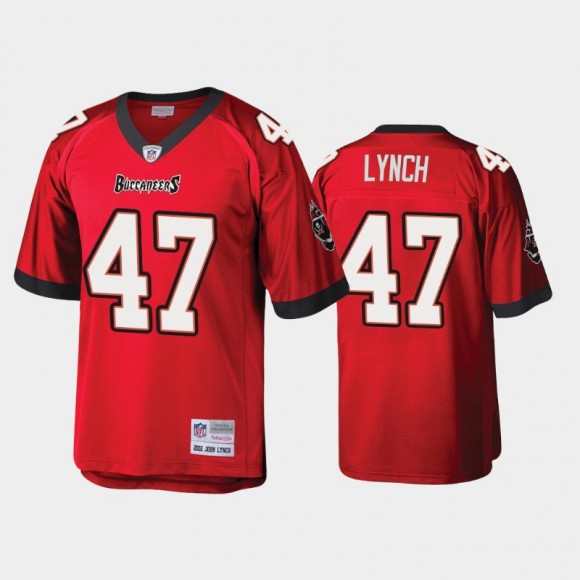 Tampa Bay Buccaneers NO. 47 John Lynch Red Legacy Replica Retired Player Jersey