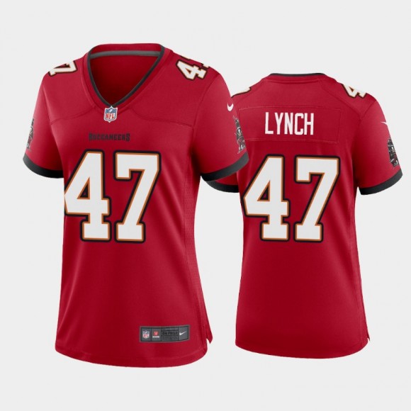 Women's John Lynch Tampa Bay Buccaneers Red Game Retired Player Jersey
