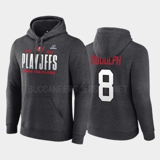 Kyle Rudolph Tampa Bay Buccaneers Charcoal 2022 NFL Playoffs Our Time Hoodie