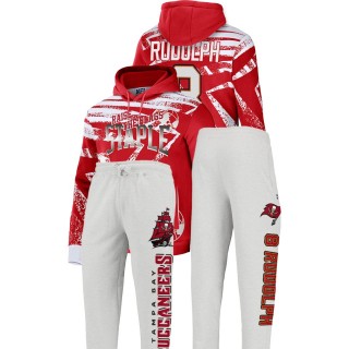 Tampa Bay Buccaneers Kyle Rudolph Red All Over Print Hoodie Pants Set