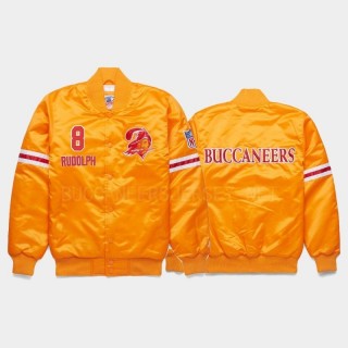 Tampa Bay Buccaneers Kyle Rudolph Classic Satin Vintage Jacket - Orange