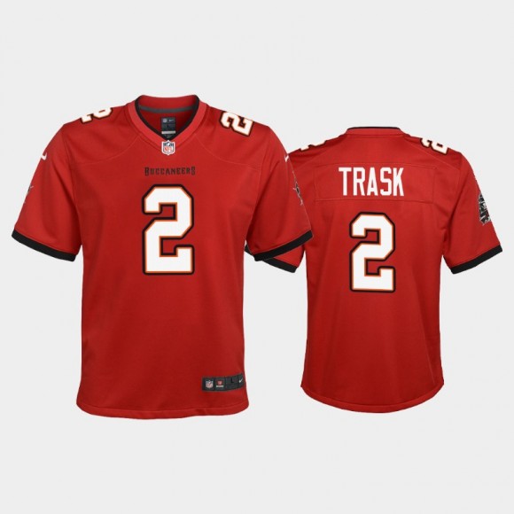 Youth Tampa Bay Buccaneers Kyle Trask Game Jersey - Red