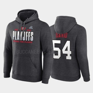 Lavonte David Tampa Bay Buccaneers Charcoal 2022 NFL Playoffs Our Time Hoodie