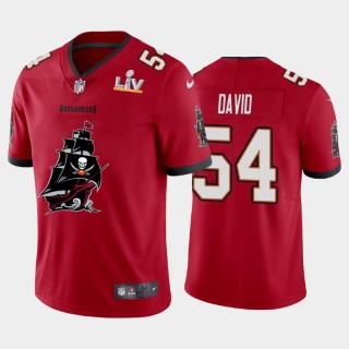 Lavonte David Buccaneers Red Super Bowl LV Champions Vapor Limited Jersey