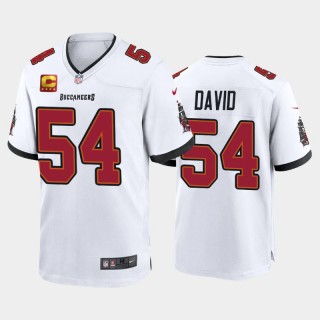 Buccaneers #54 Lavonte David Captain Patch Game Jersey - White