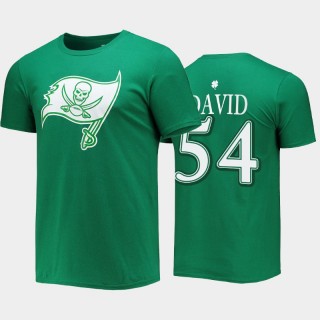 Tampa Bay Buccaneers Lavonte David Green St. Patrick's Day Icon Player T-Shirt