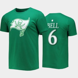 Tampa Bay Buccaneers Le'Veon Bell Green St. Patrick's Day Icon Player T-Shirt