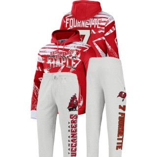 Tampa Bay Buccaneers Leonard Fournette Red All Over Print Hoodie Pants Set