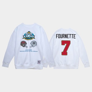 Tampa Bay Buccaneers Leonard Fournette Super Bowl XXXVII Champions White Sweatshirt