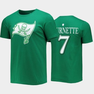 Tampa Bay Buccaneers Leonard Fournette Green St. Patrick's Day Icon Player T-Shirt