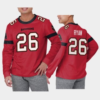 Tampa Bay Buccaneers Logan Ryan Game Day Name Number Long Sleeve T-Shirt - Red