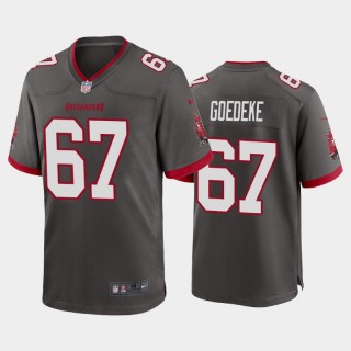 Luke Goedeke #67 Buccaneers Pewter 2022 NFL Draft Alternate Game Jersey