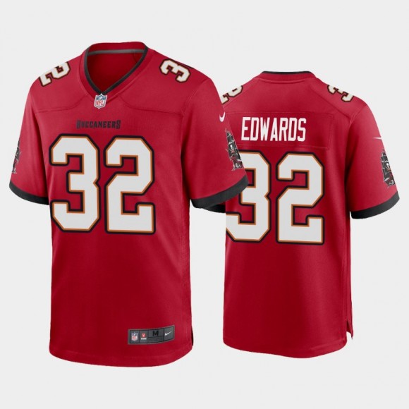 Buccaneers #32 Mike Edwards Game Jersey - Red