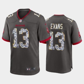 Mike Evans #13 Buccaneers Diamond Edition Pewter Game Jersey