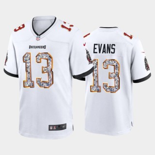 Mike Evans #13 Buccaneers Diamond Edition White Game Jersey