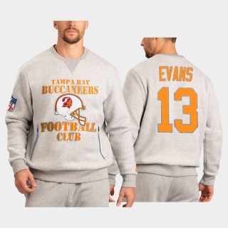 Buccaneers Mike Evans Throwback Gray Locker Room End Zone Sweatshirt