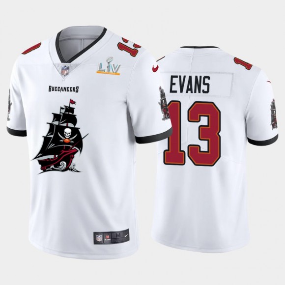 Mike Evans Buccaneers White Super Bowl LV Champions Vapor Limited Jersey