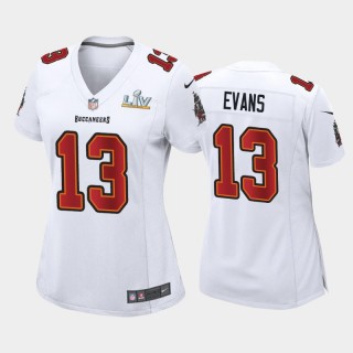 Women's Buccaneers Mike Evans White Super Bowl LV Game Fashion Jersey