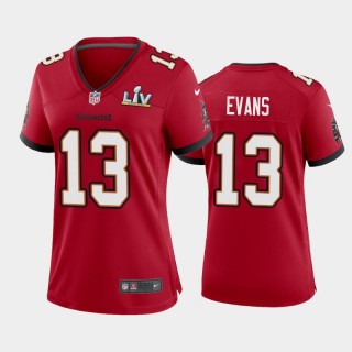 Women's Buccaneers Mike Evans Red Super Bowl LV Game Jersey