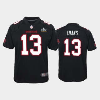 Youth Buccaneers Mike Evans Super Bowl LV Game Jersey - Black