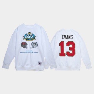 Tampa Bay Buccaneers Mike Evans Super Bowl XXXVII Champions White Sweatshirt
