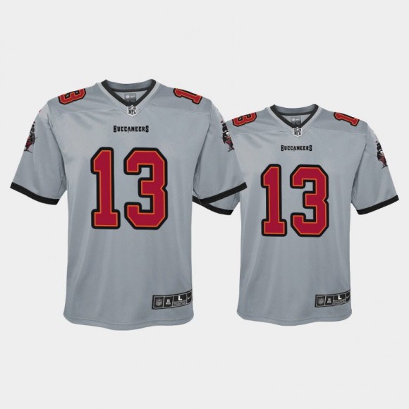 Youth Tampa Bay Buccaneers Mike Evans Inverted Game Jersey - Gray