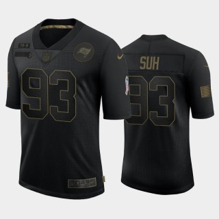 Ndamukong Suh Tampa Bay Buccaneers 2020 Salute to Service Limited Jersey - Black