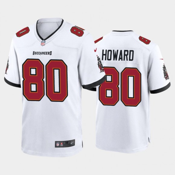 Buccaneers #80 O.J. Howard Game Jersey - White
