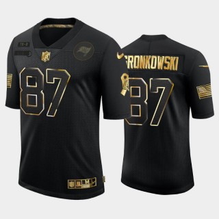 Rob Gronkowski Tampa Bay Buccaneers 2020 Salute to Service Golden Limited Jersey - Black