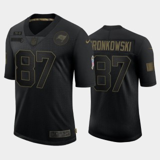 Rob Gronkowski Tampa Bay Buccaneers 2020 Salute to Service Limited Jersey - Black