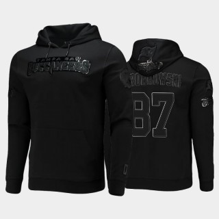 Rob Gronkowski Buccaneers Team Logo Pullover Hoodie - Black