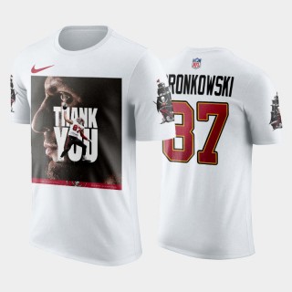Men's Rob Gronkowski Buccaneers White Thanks For Everything Player Graphic T-Shirt