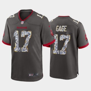 Russell Gage #17 Buccaneers Diamond Edition Pewter Game Jersey