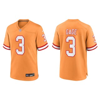 Russell Gage Tampa Bay Buccaneers Orange Throwback Game Jersey