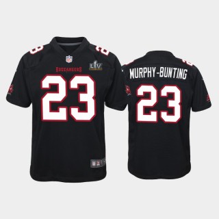 Youth Buccaneers Sean Murphy-Bunting Super Bowl LV Game Jersey - Black