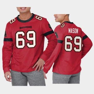 Tampa Bay Buccaneers Shaq Mason Game Day Name Number Long Sleeve T-Shirt - Red