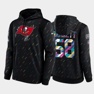Men's Shaquil Barrett Buccaneers Charcoal 2021 NFL Crucial Catch Therma Pullover Hoodie