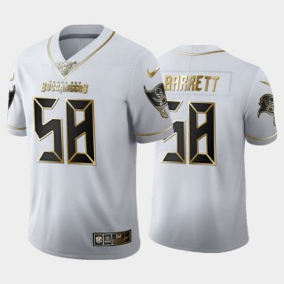 Tampa Bay Buccaneers #58 Shaquil Barrett White Golden Limited Jersey