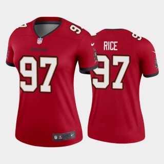 Women's Simeon Rice Tampa Bay Buccaneers Legend Retired Player Jersey - Red