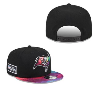 Tampa Bay Buccaneers Black 2023 NFL Crucial Catch Snapback Hat