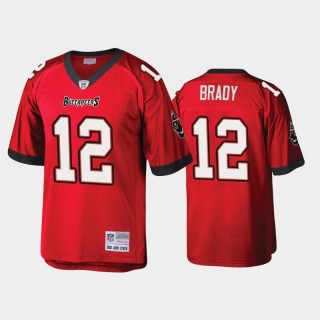 Tampa Bay Buccaneers NO. 12 Tom Brady Red Legacy Replica Jersey
