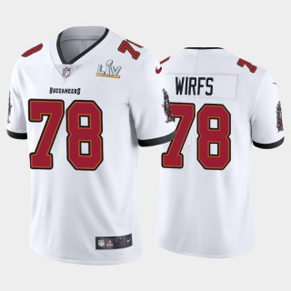 Tristan Wirfs Tampa Bay Buccaneers White Super Bowl LV Vapor Limited Jersey