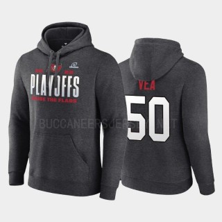 Vita Vea Tampa Bay Buccaneers Charcoal 2022 NFL Playoffs Our Time Hoodie