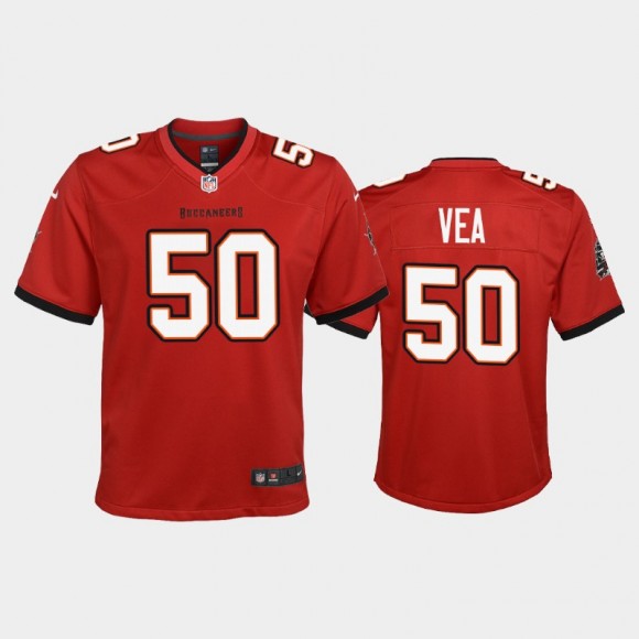 Youth Tampa Bay Buccaneers Vita Vea Game Jersey - Red
