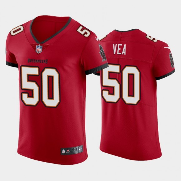 Men's Tampa Bay Buccaneers #50 Vita Vea Red Vapor Elite Jersey