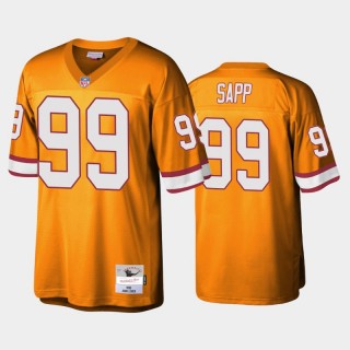 Tampa Bay Buccaneers NO. 99 Warren Sapp Orange Legacy Replica Retired Player Jersey