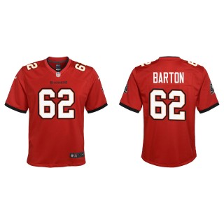 Youth Buccaneers Graham Barton Red Game Jersey