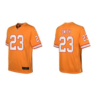 Youth Buccaneers Tykee Smith Orange Throwback Game Jersey