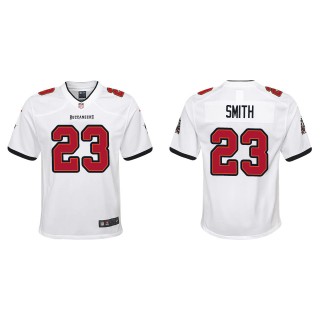 Youth Buccaneers Tykee Smith White Game Jersey